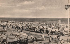 VINTAGE POSTCARD JONES BEACH LONG ISLAND STATE PARK WANTAGH LONG ISLAND 1949