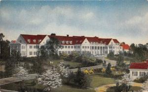 Southern Pines North Carolina 1940-50s Postcard Highland Pines Inn