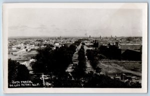 San Luis Potosi Mexico Postcard Partial View c1920's Unposted RPPC Photo