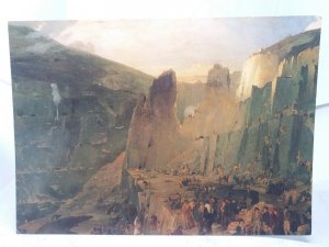 Penrhyn Quarry Gwynedd 1832 Vintage Art Postcard by Henry Hawkins Penrhyn Castle