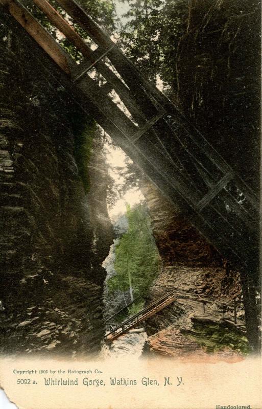 NY - Watkins Glen. Whirlwind Gorge