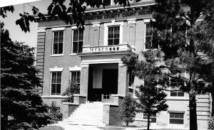 H75/ Akron Colorado RPPC Postcard c1950s County Court House Building  6