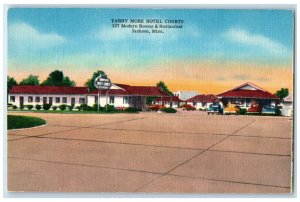 c1950's Modern Tarry More Hotel Courts & Restaurant Jackson MS Postcard