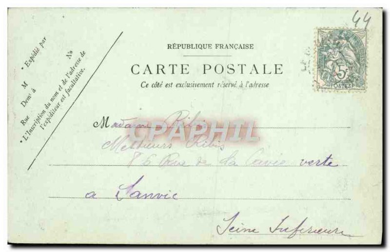 Old Postcard Croisic Port