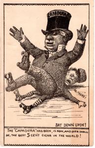 VICTORIAN TRADE CARD, CAPADURA CIGAR