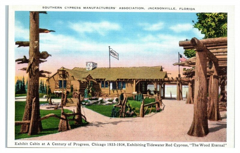 Southern Cypress Manufacturers Association, 1933 Chicago World Fair Postcard
