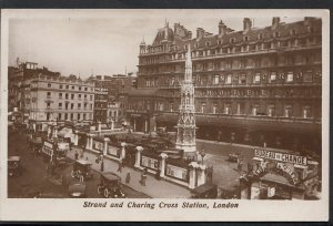 London Postcard - Strand and Charing Cross Station    RS510