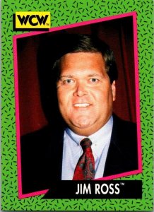 1991 WCW Wrestling Card Jim Ross sk21088