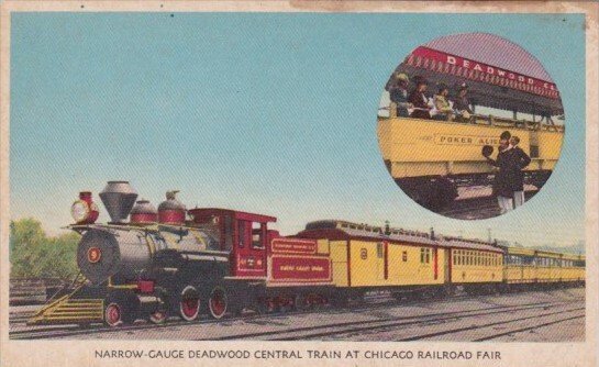 Trains Narrow Gauge Deadwood Central Train At Chicago Railroad Fair