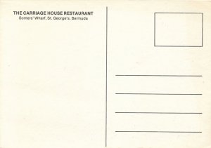 Bermuda - Carriage House Restaurant - Somer's Wharf, St Georges