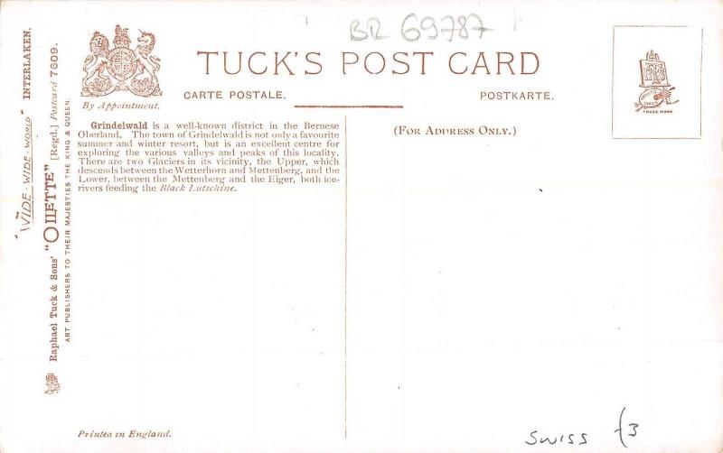 BR69787 grindelwald painting postcard uk