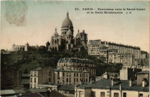 CPA Paris 18e Panorama vers la Sacré Coeur et la Butte Montmartre (284770)