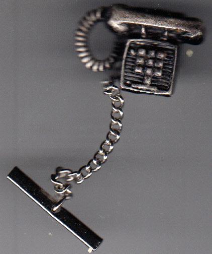 Touchtone Telephone Tie Tack