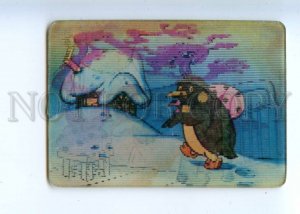 487091 1982 Sazonova cartoon fairy tale about laziness penguin 3D CALENDAR