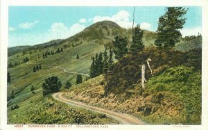 Wyoming 1920s Yellowstone Park Dunraven Pass #16267 Haynes Postcard 22-2895