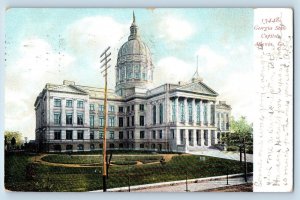 Atlanta Georgia GA Postcard Georgia State Capitol Exterior Scene 1906 Vintage