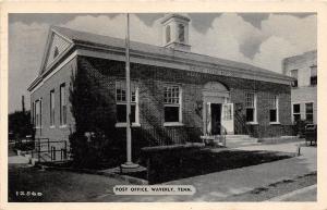 C73/ Waverly Tennessee Tn Postcard c1940 Post Office Building