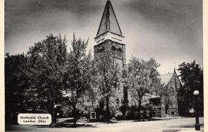 methodist church london ohio L4488 vintage postcard 