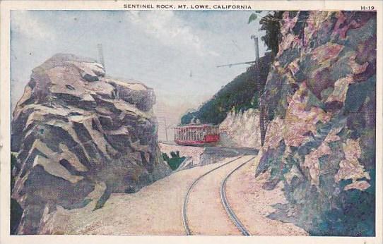 Sentinel Rock Mount Lowe California