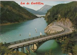 BF19711 lac de castillon a de haute provence la route e  france front/back image