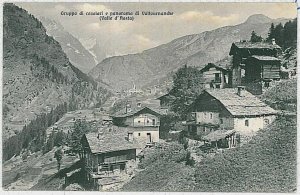 AOSTA province vintage postcard - Valtournenche -