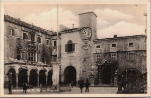 Croatia Dubrovnik Pred Sv Vlahom Ragusa Vintage RPPC C097