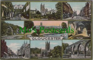 Gloucestershire Postcard - Gloucester,The Crypt,Southgate Street,New Inn RS36016