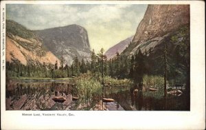 Yosemite Valley California CA Mirror Lake c1910 Vintage Postcard