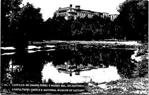 Chapultepec Castle & National Museum of History Mexico City Postcard PC133