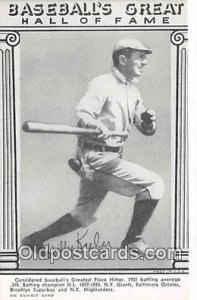 Willie Keeler Baseball Postcard Base Ball Post Card Printed 1977 Baseball's G...