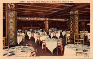 Yellowstone National Park Old Faithful Inn Dining Room Curteich