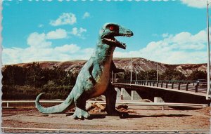 Drumheller Alberta Tyrannosaurus Rex Dinosaur T-Rex Vogue Studio Postcard H57