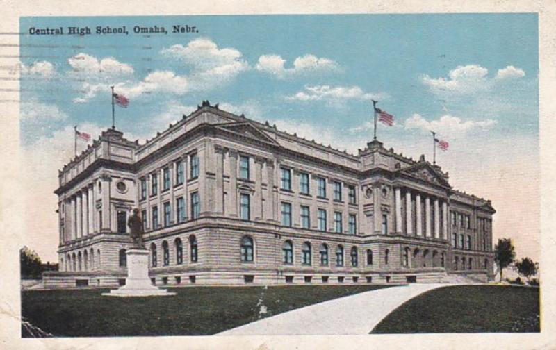 Nebraska Omaha Central High School 1917