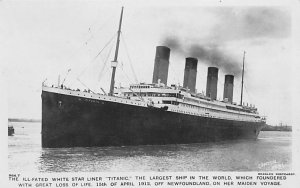 White Star Liner Titanic White Star Liner Titanic View Images