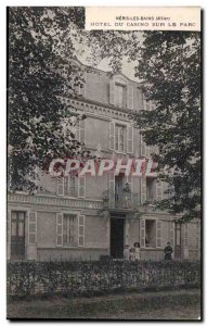 Old Postcard Neris les Bains Allier Casino Hotel on the Park