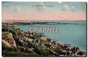 Old Postcard Le Havre Vue Generale