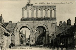 CPA Autun Porte d'Arroux FRANCE (954025)