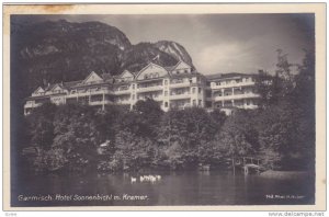 RP; Garmisch, Hotel Sonnenbichl m. Kramer, Bavaria, Germany, 10-20s