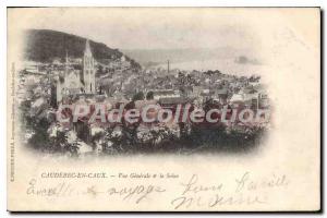 Postcard Old CAUDEBEC En Caux Vue Generale The Seine