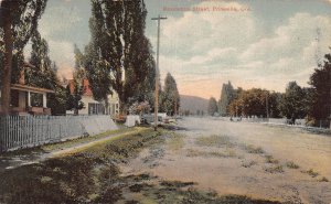 J81/ Prineville Oregon Postcard c1910 Residence Street Homes  27