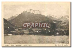 CARTE Postale Old Lake Annecy Menthon Jaws Lanfon