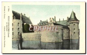 Old Postcard Sully Sur Loire Chateau