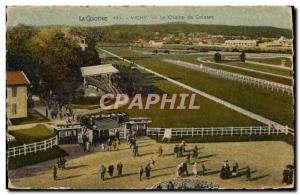 Old Postcard Horse Riding Equestrian Vichy racecourse