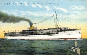 Steamship - Catalina Island, California CA  