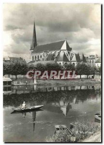 Postcard Modern Nemours S and M The Apse of the Church of St. John the Baptis...