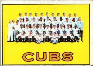 1967 Topps Baseball Card 1966 Chicago Cubs sk3011