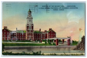 1948 Hospital Security Benefit Fraternal Life Insurance Topeka Kansas Postcard