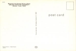 Brown Library ABILENE CHRISTIAN UNIVERSITY Abilene, Texas CE13