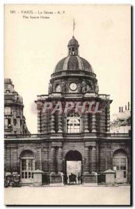 Paris Old Postcard Senate