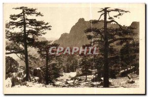 Old Postcard Col De Bavella Corsica Corsica